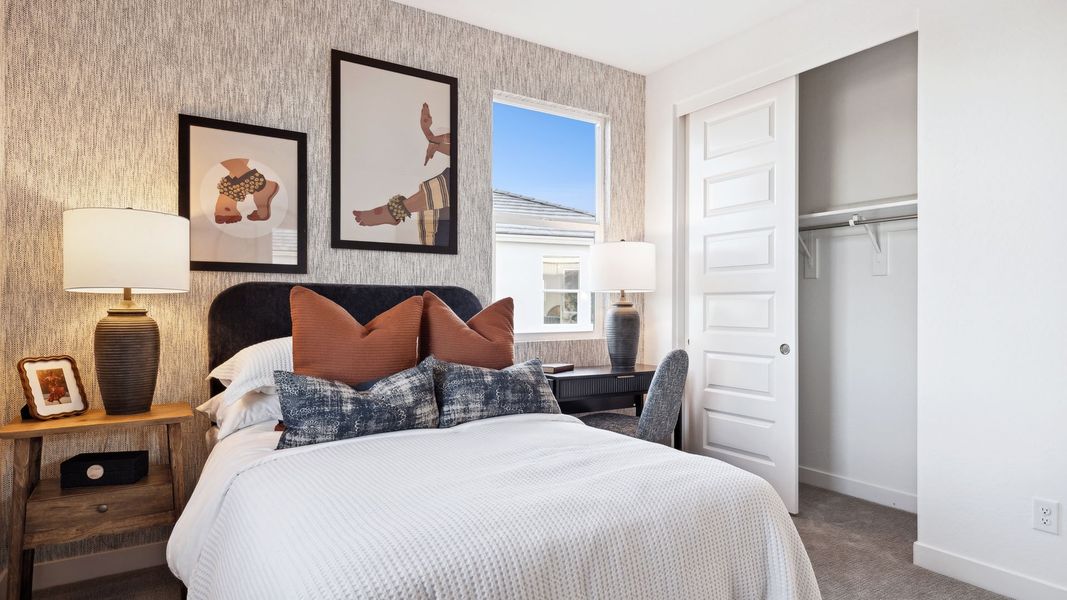 Furnished interior view inside a new home in The Ridge at Stone Butte, Phoenix (Image 44).