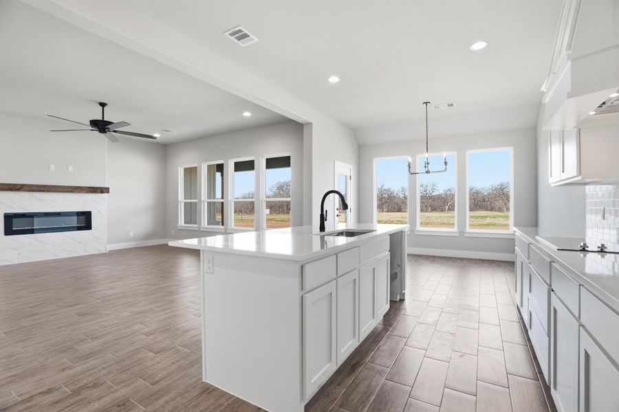 Furnished interior view inside a new home in Taylor Ranch, Springtown (Image 11).