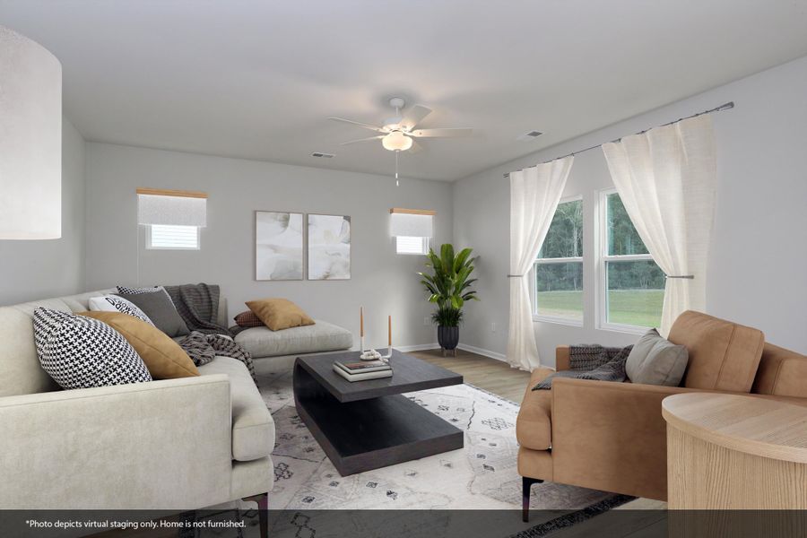 Furnished interior view inside a new home in Jordan Grove, Conway (Image 8).