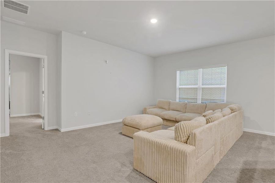 Furnished interior view inside a new home in Graystone Village, Grayson (Image 18). Furnished interior view inside a new home in Graystone Village, Grayson (Image 18).