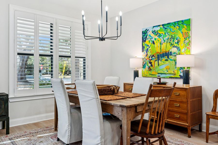 Furnished interior view inside a new home in , Summerville (Image 9).