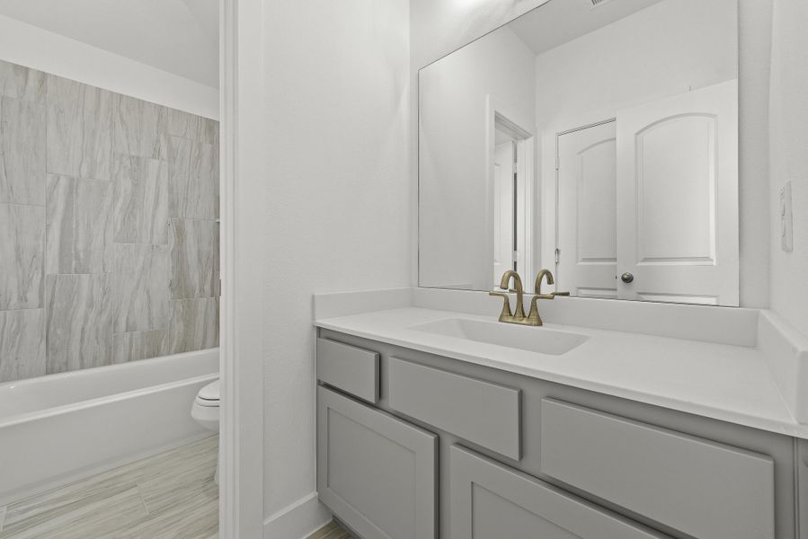 Furnished interior view inside a new home in Austin Point, Richmond (Image 10).