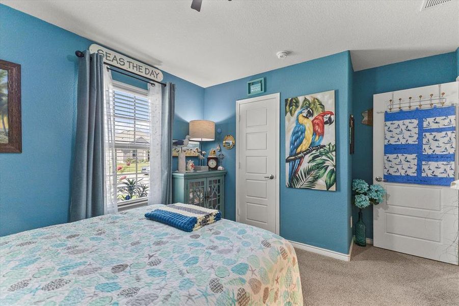 Guest bedroom includes roomy closet Guest bedroom includes roomy closet