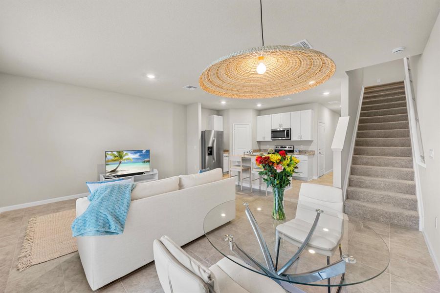 Furnished interior view inside a new home in , Stuart (Image 4).