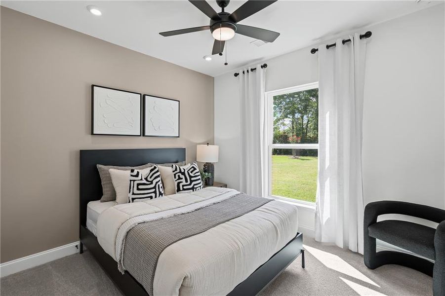 Furnished interior view inside a new home in Creekside at Skelton, Jefferson (Image 22).