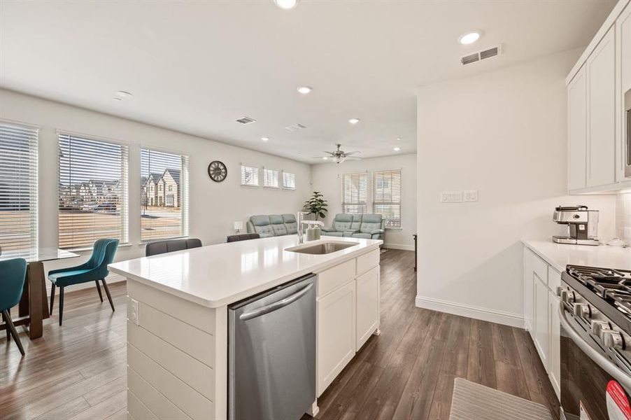 Furnished interior view inside a new home in , Garland (Image 4).