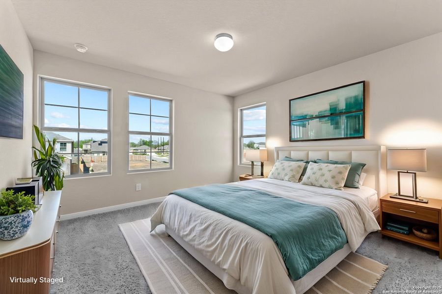 Furnished interior view inside a new home in Greenspoint Heights, Seguin (Image 9).