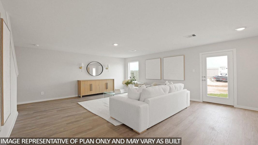 Furnished interior view inside a new home in Presswoods, Splendora (Image 14).
