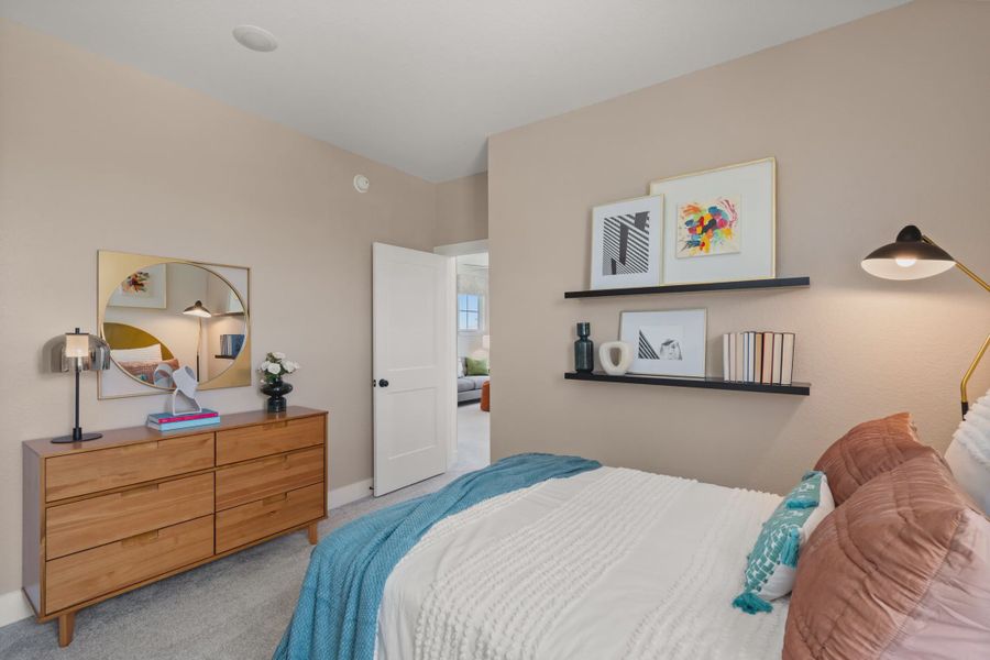 Representative furnished interior of a home built from the Dillon by Chesmar Homes in Elyson Courtyard Collection, Katy (Image 8).