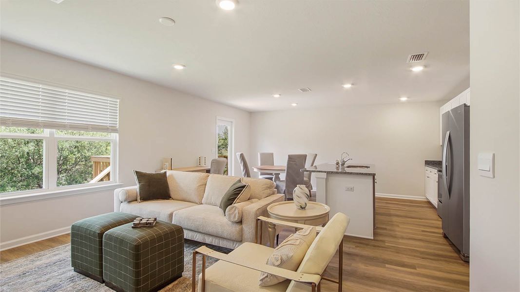 Representative furnished interior of a home built from the Aldridge by D.R. Horton in Sunny Hills, Chipley (Image 13).
