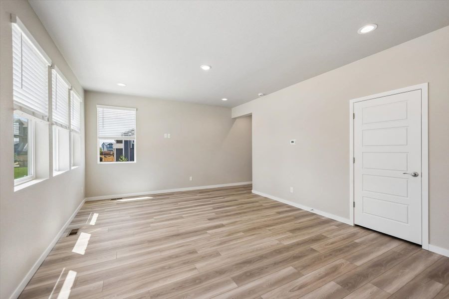Spacious, unfurnished interior of a new home in Buffalo Highlands – Commerce City, Commerce City (Image 11).