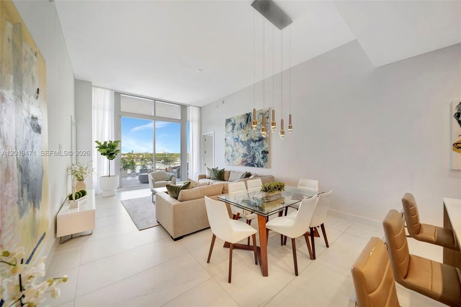 Furnished interior view inside a new home in , Fort Lauderdale (Image 17).