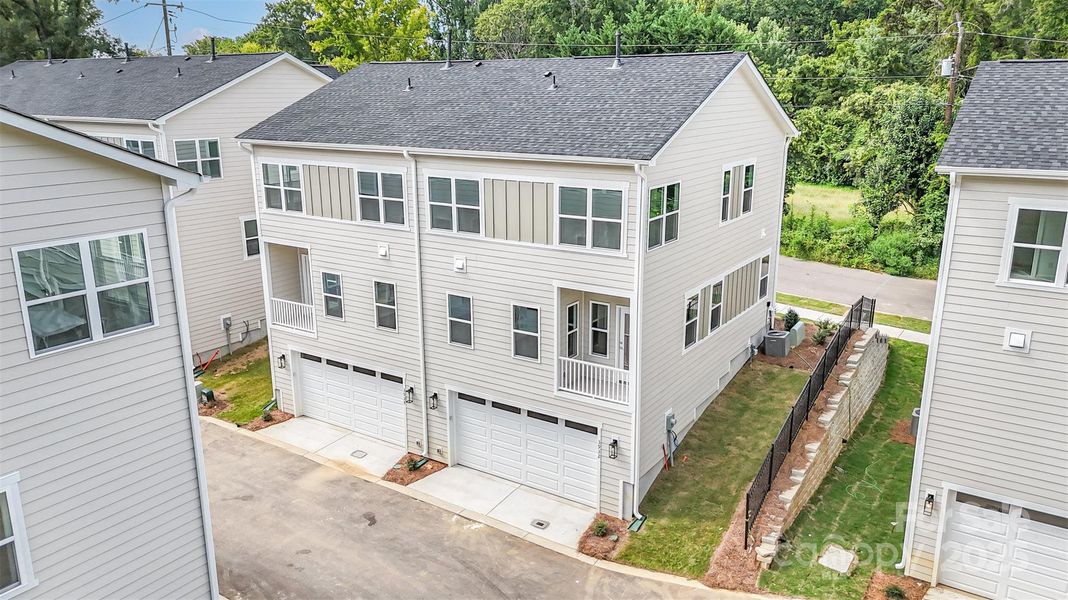 Front exterior of a new home in , Charlotte, NC, highlighting curb appeal (Image 24).
