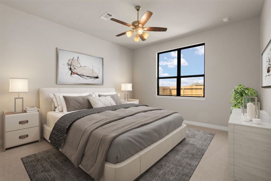 Primary suite.  representative photo.