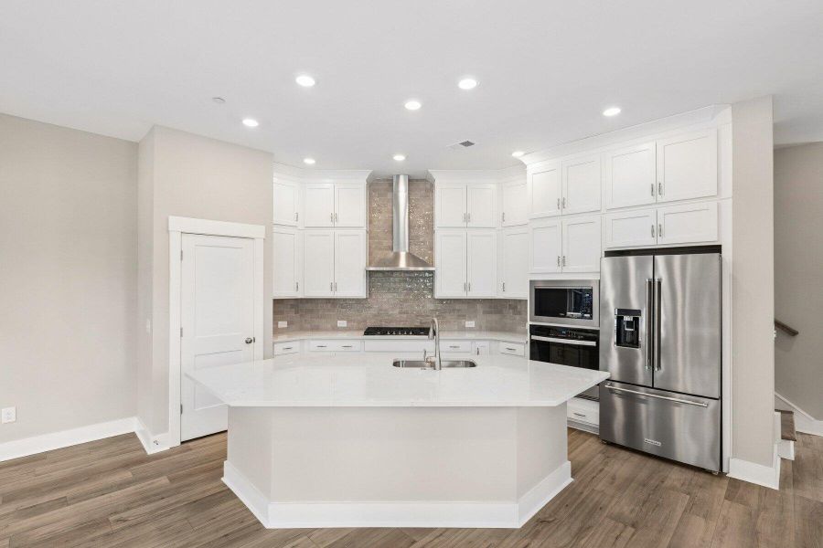 Furnished interior view inside a new home in , Charleston (Image 12).