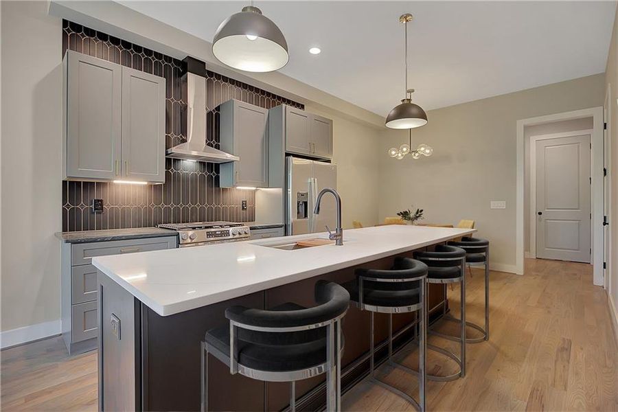 Furnished interior view inside a new home in , Atlanta (Image 14).