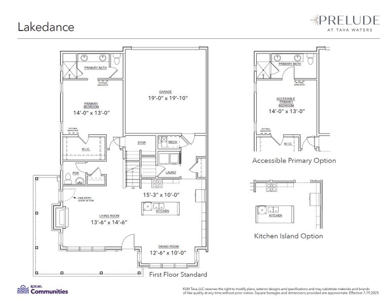 2D floor plan layout for the C by Koelbel and Company in Prelude at TAVA Waters, Denver, CO (Image 5).