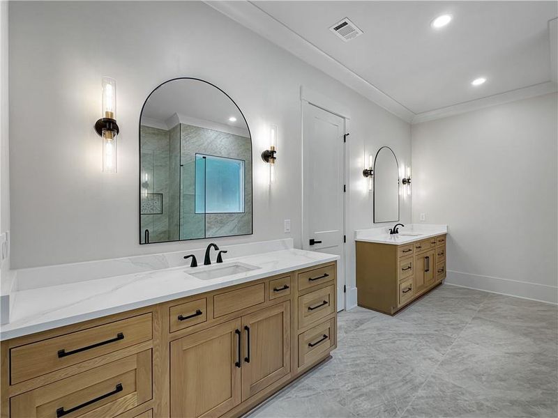 Furnished interior view inside a new home in , Jefferson (Image 36).
