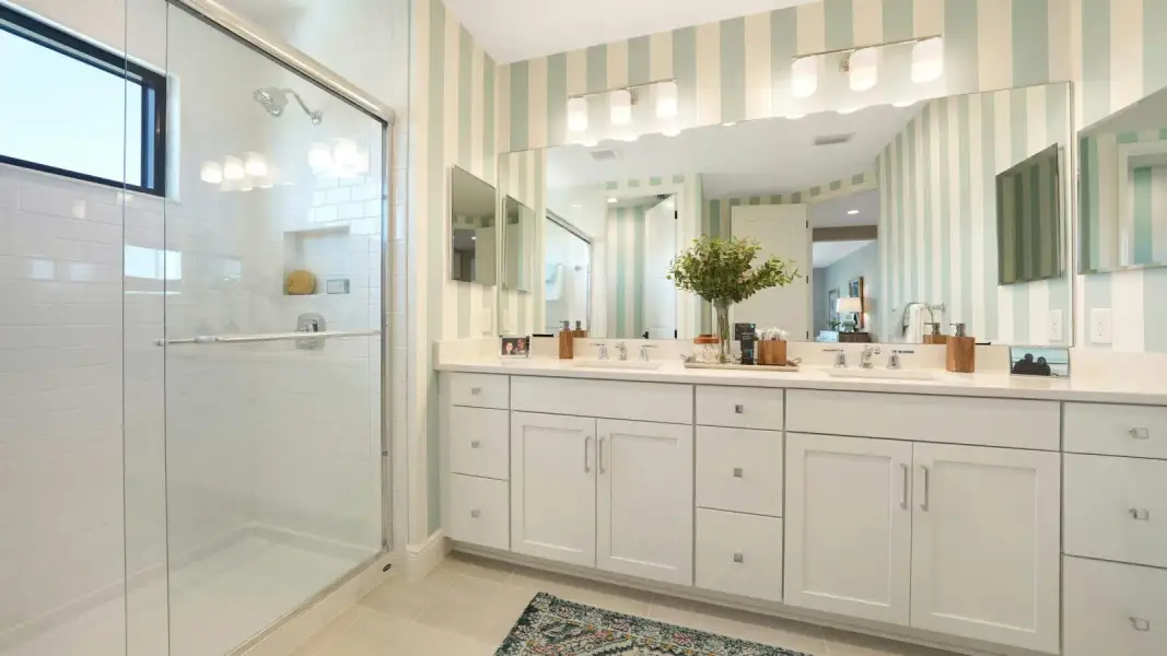 Furnished interior view inside a new home in Kingston South Real Estate and Homes for Sale in Estero, FL - Neal Communities, Estero (Image 19).