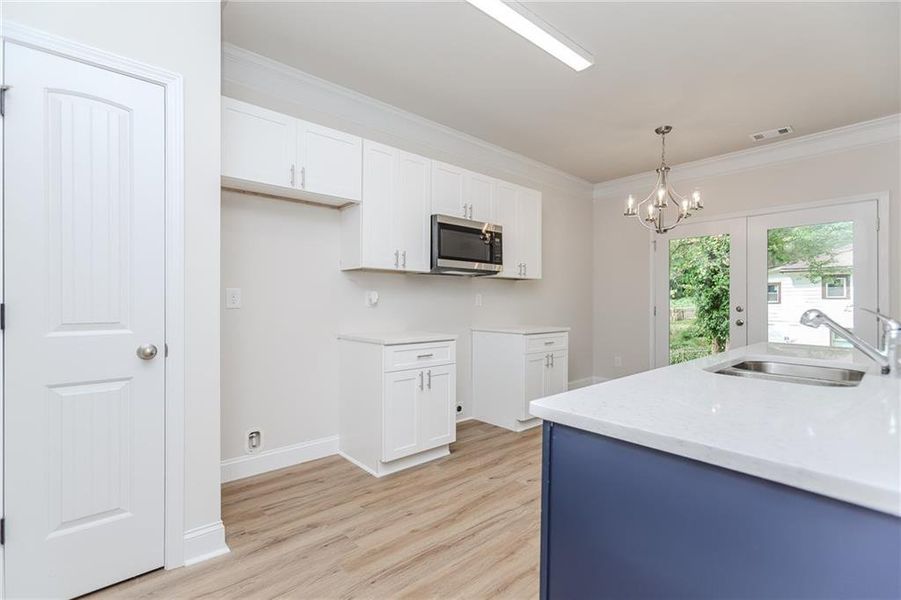 Furnished interior view inside a new home in , Atlanta (Image 4). Furnished interior view inside a new home in , Atlanta (Image 4).