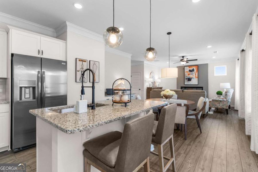 Furnished interior view inside a new home in Trellis Park, Hampton (Image 23).