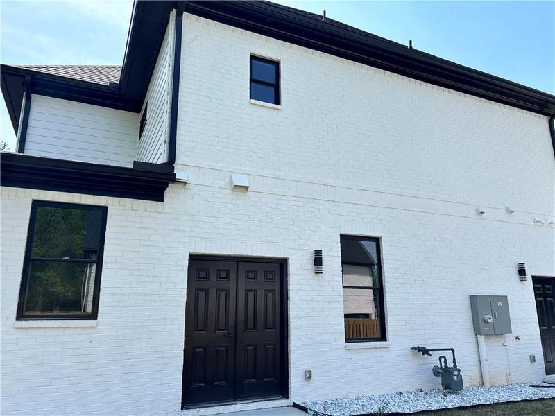 Exterior details and patio area of a home in , Buford (Image 39).