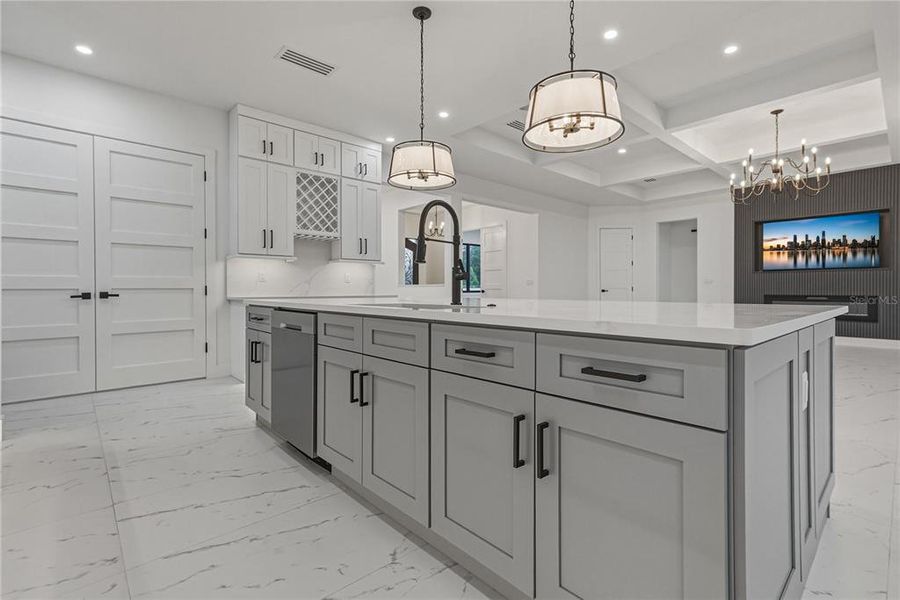 Furnished interior view inside a new home in , Dover (Image 18).