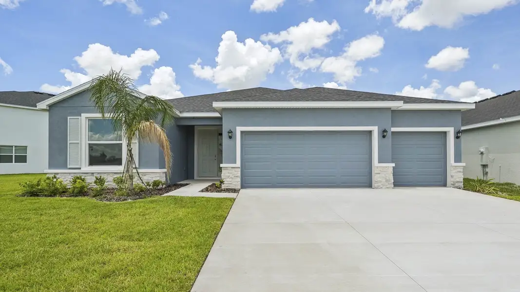 Representative exterior photo of a completed home built from the Hawthorne by D.R. Horton in Star Farms at Lakewood Ranch, Bradenton, FL (Image 20). Representative exterior photo of a completed home built from the Hawthorne by D.R. Horton in Star Farms at Lakewood Ranch, Bradenton, FL (Image 20).