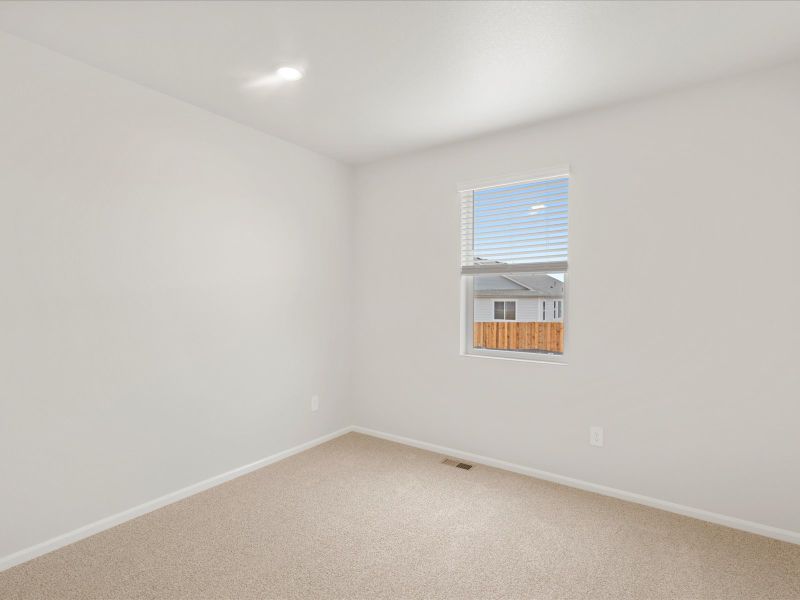 The Kenosha floorplan image taken at a Meritage Homes community in Falcon, CO.