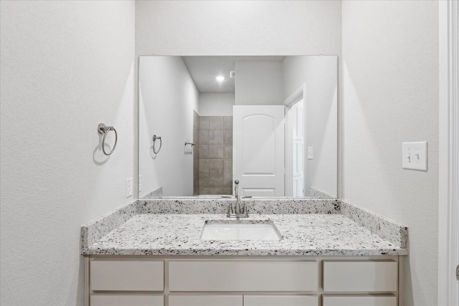 Furnished interior view inside a new home in The Ranches at Valley View, Springtown (Image 17).