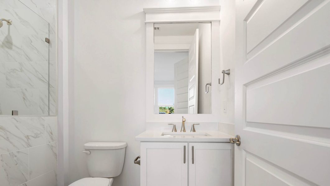 Representative unfurnished interior of a home built from the Ava by D.R. Horton in Parkside, Santa Rosa Beach (Image 14).