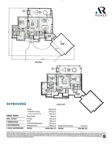 2D floor plan layout of this home in , Dahlonega, GA (Image 3).