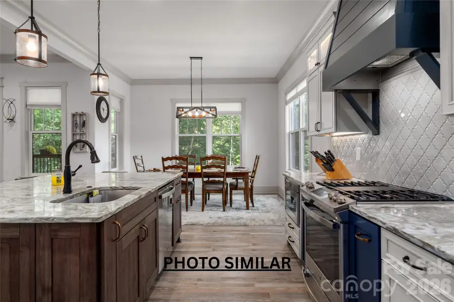 Furnished interior view inside a new home in , Hendersonville (Image 10).