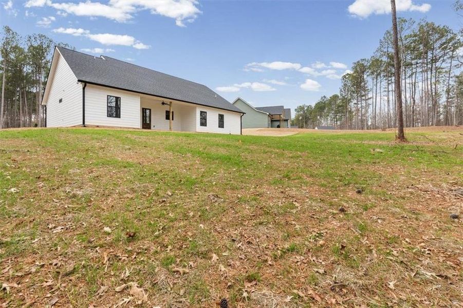 Exterior details and patio area of a home in , Rockmart (Image 22). Exterior details and patio area of a home in , Rockmart (Image 22).