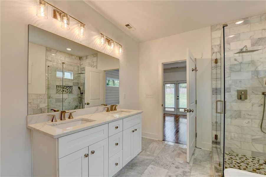 Furnished interior view inside a new home in , Decatur (Image 8).
