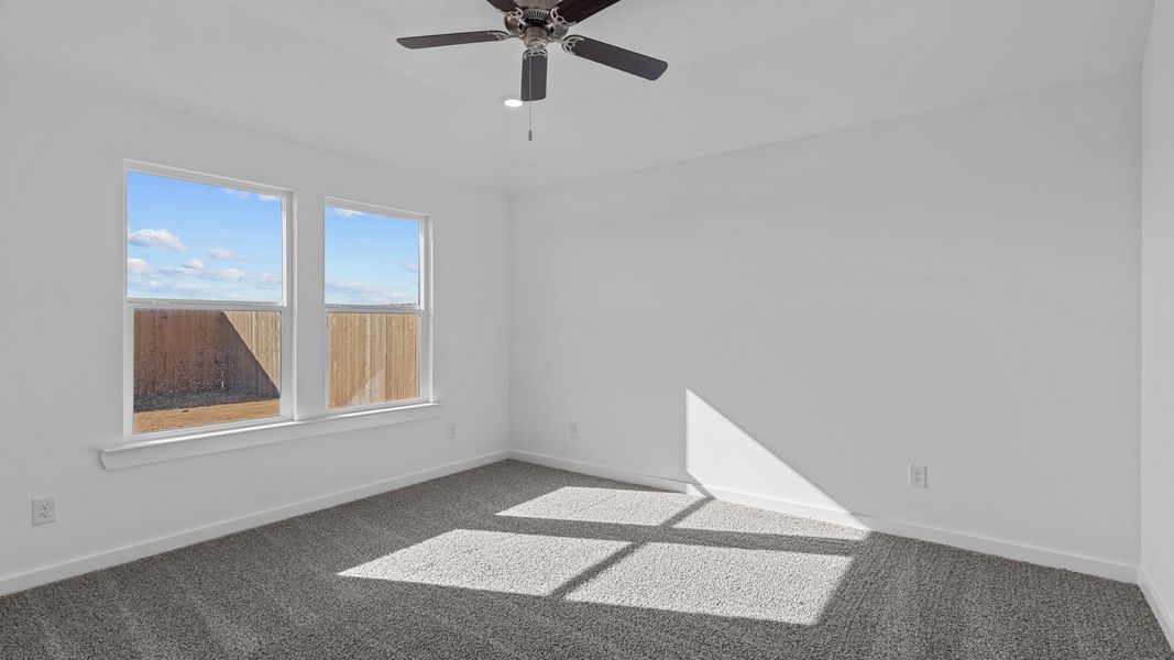 Representative unfurnished interior of a home built from the The Abbot by D.R. Horton in Terra Vista, Lubbock (Image 13).