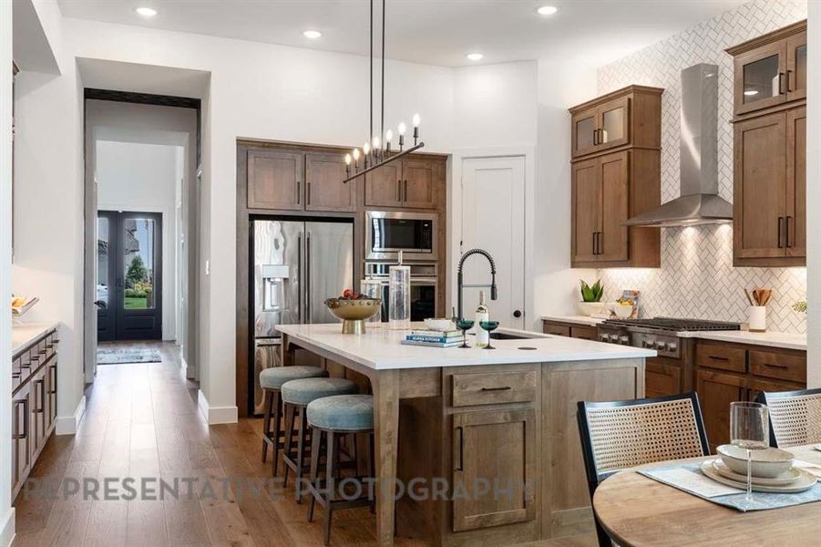 Furnished interior view inside a new home in Star Trail, Prosper (Image 6).