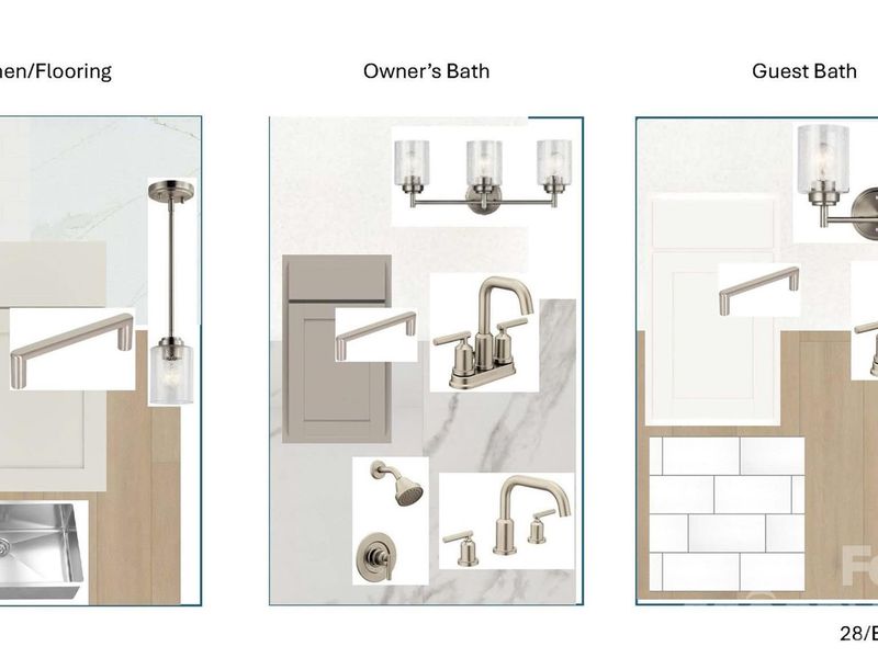 Sample of building materials used in homes in Enclave at Belmont, Belmont (Image 18).