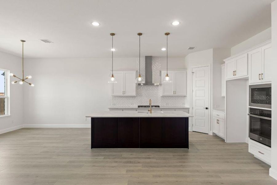 Furnished interior view inside a new home in Cambridge Crossing, Celina (Image 8). Furnished interior view inside a new home in Cambridge Crossing, Celina (Image 8).