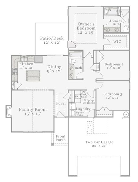 Optional - Owner's Suite Door to Patio