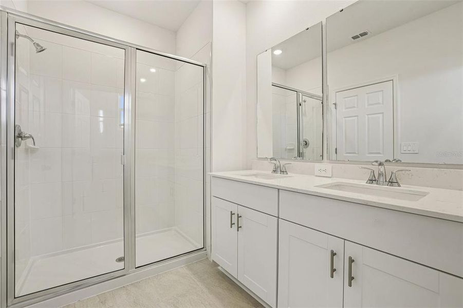 Furnished interior view inside a new home in The Meadow at Crossprairie Bungalows, St. Cloud (Image 5).