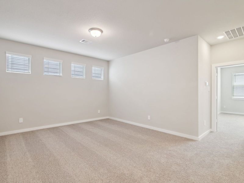 Spacious, unfurnished interior of a new home in Kemah Crossing - City Series, Kemah (Image 22). Spacious, unfurnished interior of a new home in Kemah Crossing - City Series, Kemah (Image 22).