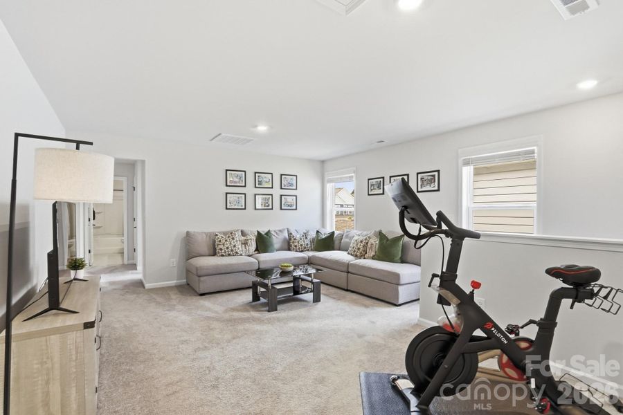 Furnished interior view inside a new home in , Charlotte (Image 27).