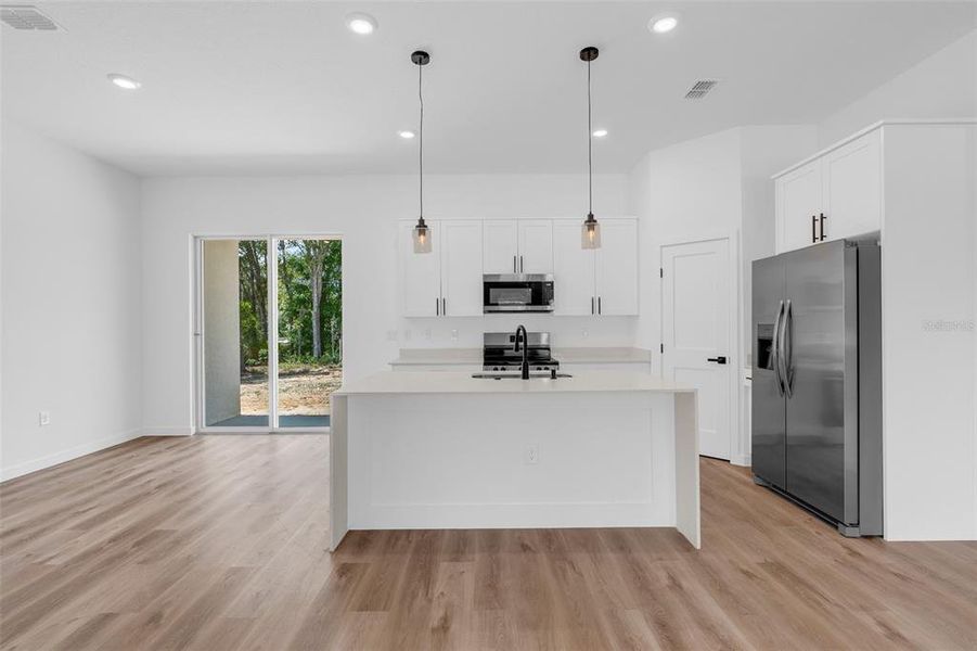 Furnished interior view inside a new home in , Citrus Springs (Image 9).