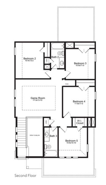 Second Floor Floor Plan