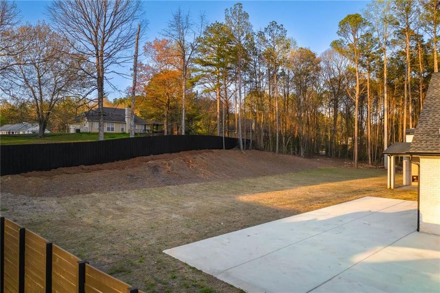 Exterior details and patio area of a home in , Loganville (Image 37).