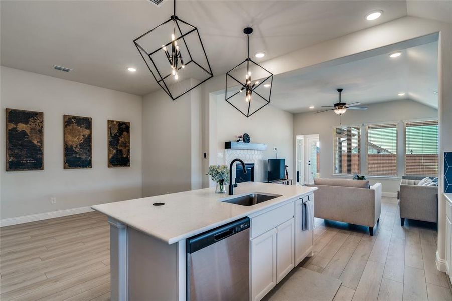 Furnished interior view inside a new home in , Crandall (Image 9). Furnished interior view inside a new home in , Crandall (Image 9).