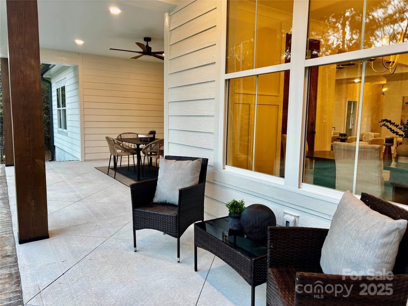 Porch from primary bedroom