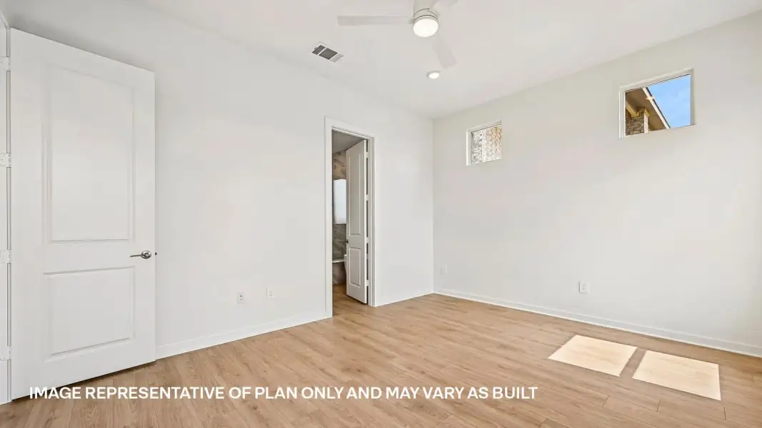 Spacious, unfurnished interior of a new home in The Enclave at Bar W Ranch, Leander (Image 34). Spacious, unfurnished interior of a new home in The Enclave at Bar W Ranch, Leander (Image 34).