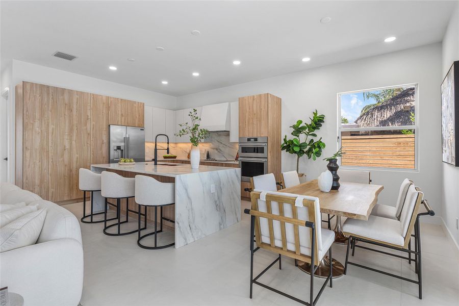 Furnished interior view inside a new home in , Pompano Beach (Image 4).